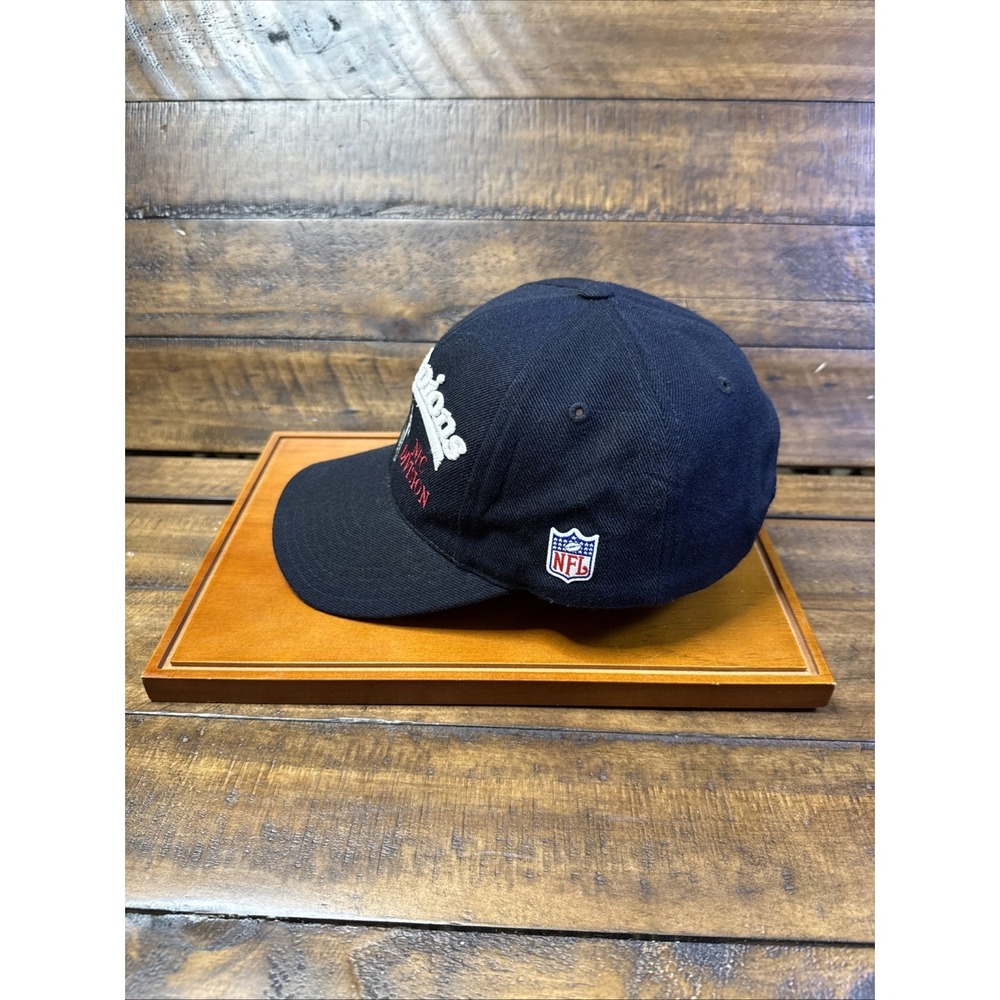 Vintage 1998 Atlanta Falcons NFC Division Champions Hat Logo Athletics Snap Back - Picture 4 of 9